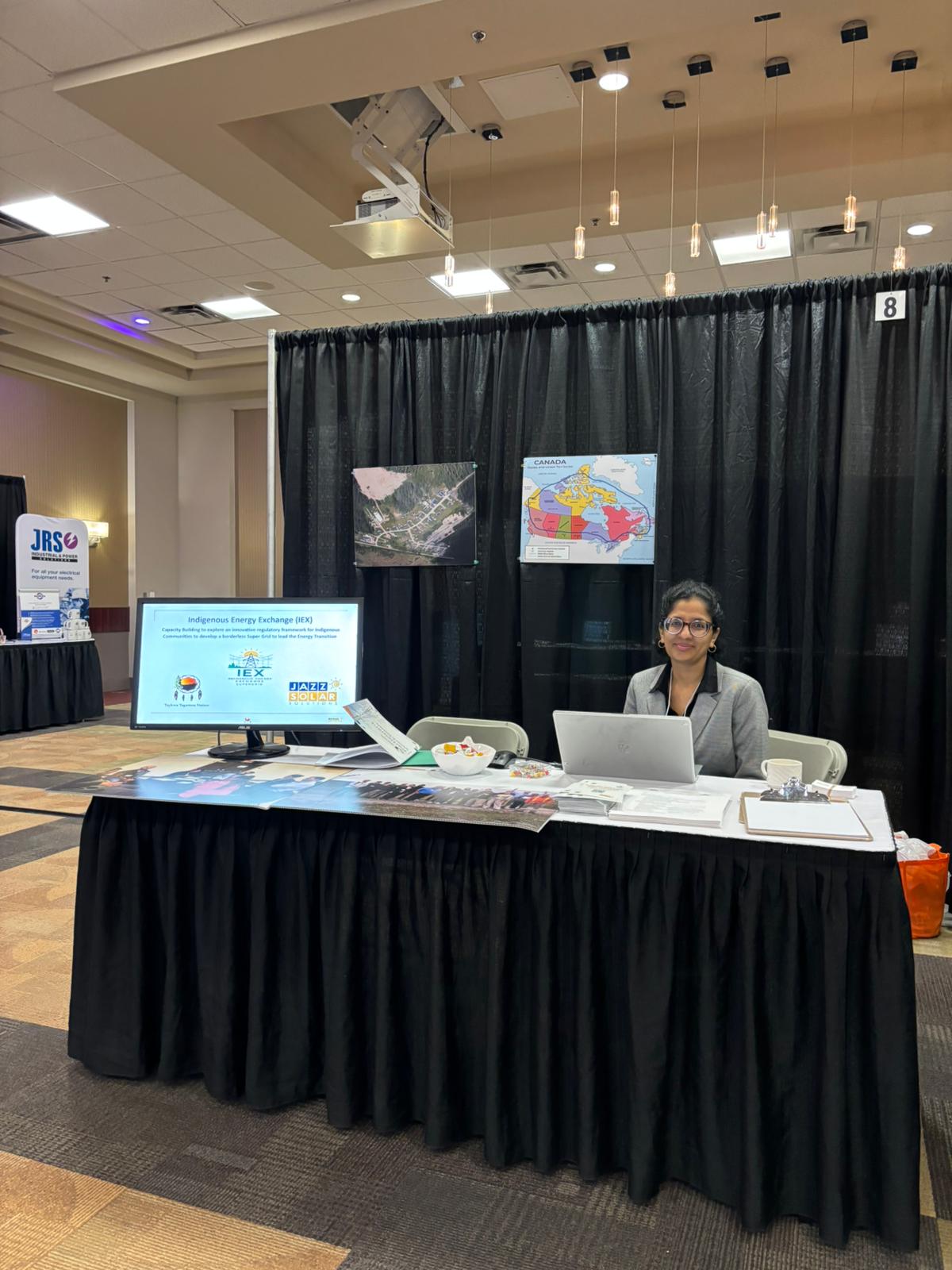 IEX — Snekalatha at the JAZZ + TTN booth, 2025