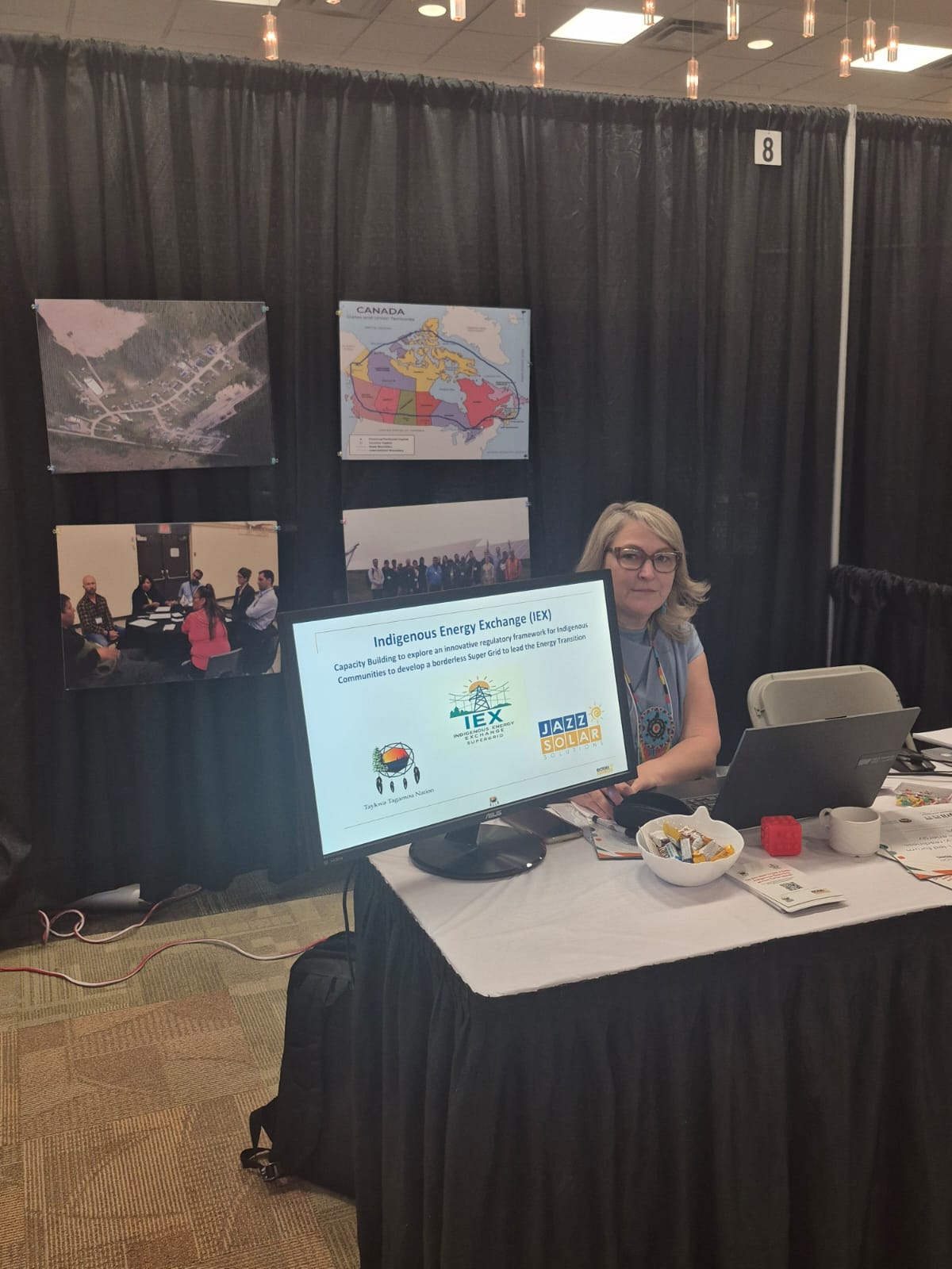 IEX — Nancy at the JAZZ + TTN booth, 2025